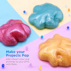 Rolio Mica Powder Pearlescent Color Pigment - Art Set for Resin Epoxy - for Soap Making, Nail Polish, Lip Gloss Set, Eye Shadow, Bath Bomb, Slime & Candle - 10g, 12 Jars - Northern Lights