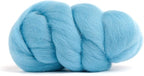 Desert Breeze Distributing 100% Natural Merino Wool Roving - Premium Combed Top Merino Roving Wool - Tapestry, Spinning, Wet Felting & Needle Felting Supplies - 21.5 Micron - 1 oz, Color Aqua Blue