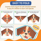 Origami Paper Kit for Kids Ages 5-8 8-12,152 Sheets Origami Paper - 72 Double Sided Patterns with Instructional Book,DIY Art Craft Projects,Travel Game Activity,Gift for Boys Girls Beginners