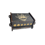 Dice Box - BLACK - 6x4x3 Also holds jewelry and great for desks and desk top items (Beholder)