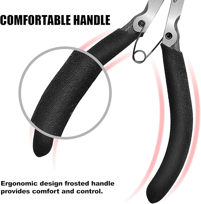 BOENFU 5 inch Precision Flush Cutters Multi-functional Wire Snips, Ideal for Model, Electronics, Sprue Cutting, and All Precision Cutting Tasks