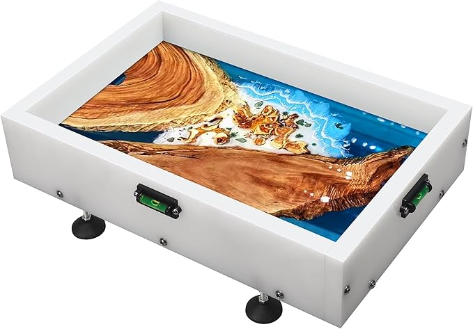 Large Reusable Epoxy Resin Mold 10×3×3 Adjustable Clamping System – Ideal Resin Molds for Coffee Tables, Trays, Cutting Boards & DIY Projects