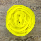Revolution Fibers Merino Wool Roving | Premium Combed Wool Top | 22 Micron, Perfect for Felting Projects, Spinning, Wall Hangings and Tapestry (Jonquil)