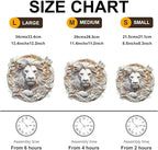 Wooden Puzzles Adults, 3D Paper Lion Wooden Puzzles 295 Pieces, Unique Animal Shaped Wood Challenging Jigsaw Puzzles Gifts for Adults, 13.4x13.2in