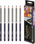 Creative Mark Cezanne Premium Colored Pencils Ultramarine Violet 6 Pack - Highly-Pigmented Drawing Pencils - Coloring Pencils for Drawing, Blending, Coloring, and More