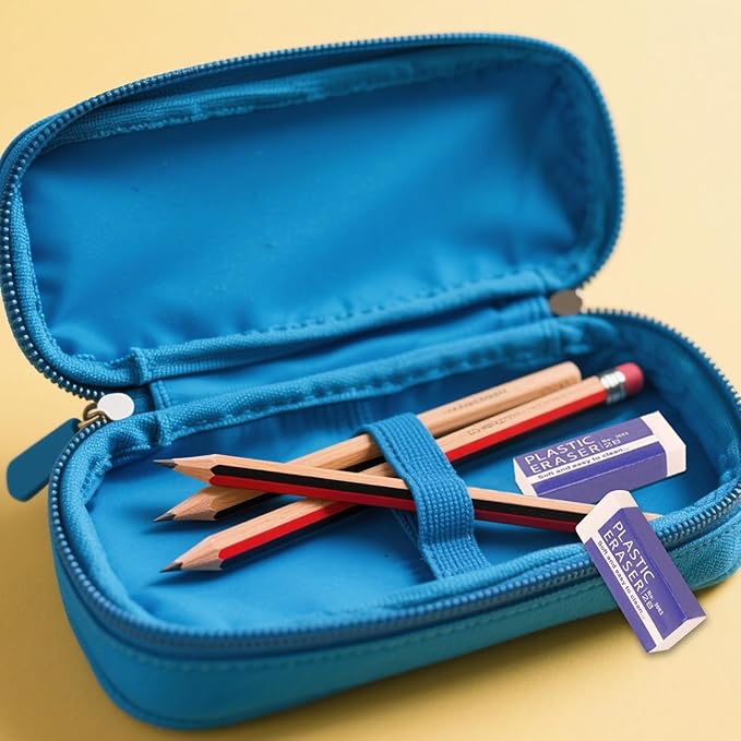 20 Pack Pencil Erasers, Soft, and Durable Erasers for Pencils, Perfect for Artists and Professionals, Long-Lasting Erasing Performance