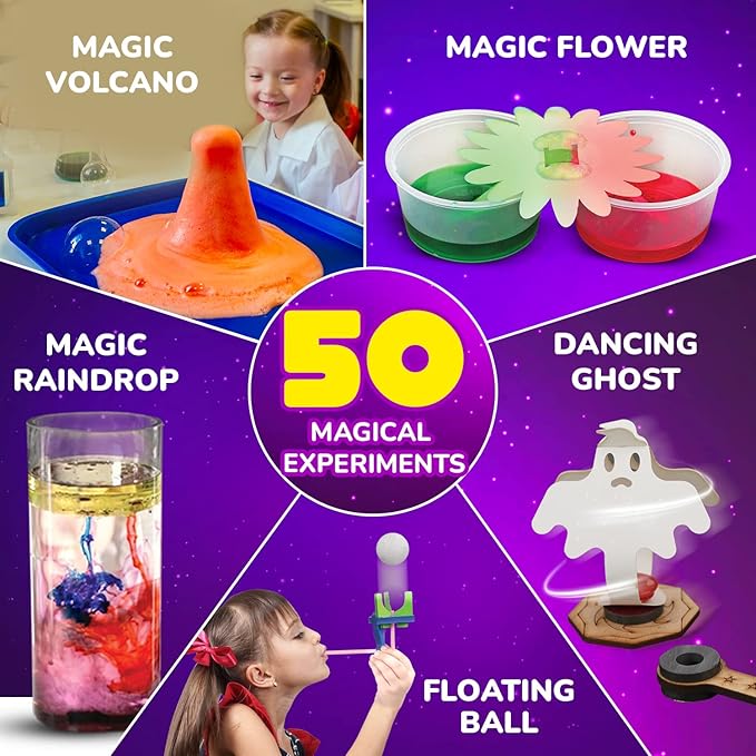 Smartivity Magic Science Kit for Kids Ages 4, 5, 6, 7, 8 Years | 50+ Amazing Science Experiments I Birthday Gifts for Boys & Girls | I Educational Toy for Kids Age 4-8 Years Old