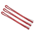 PATIKIL 32 Inch 22 Gauge Floral Stem Wire, 3 Pack/120 Pieces Bouquet Stem Paper Wrapped for DIY Crafts Flower Arrangements, Red
