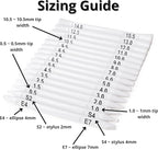 Dotting Tools for Painting Mandalas - Happy Dotting Company - 16pc Double Ended Super Set for Mandala dot Art - Includes Stylus - Unique Ellipse Tool - for Painting Rocks DIY Stone Craft and Canvas