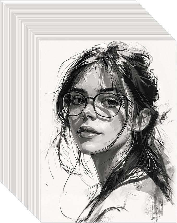 180 Sheets Sketch Paper, 9" x 12" Acid Free Artist Art Easel Drawing Painting Writing Sketching Book Paper Bulk, Study Essentials College Office School Supplies for Kids Students Adults Beginners