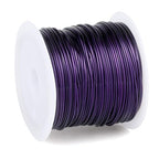 164FT Jewelry Wire 22 Gauge Tarnish-Resistant Copper Beading Wires Roll Bulk for DIY Crafts Jewelry Making, Purple Wire