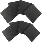 Foam Sheets with Adhesive Backing Foam Padding Neoprene Rubber Mat Closed Cell Sheet Anti-Slip Insulation Rubber Anti Vibration Square Pad (4" x 4" x 1/2", 8 Pcs)