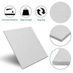 2PCS 6061 Aluminum Sheet Metal, 12" x 16" x 1/8" Thickness Heavy Duty Aluminum Sheets Plates with Protective Film, Rectangle Aluminum Plate Solid Metal Sheet Plate for DIY Projects Base Plate