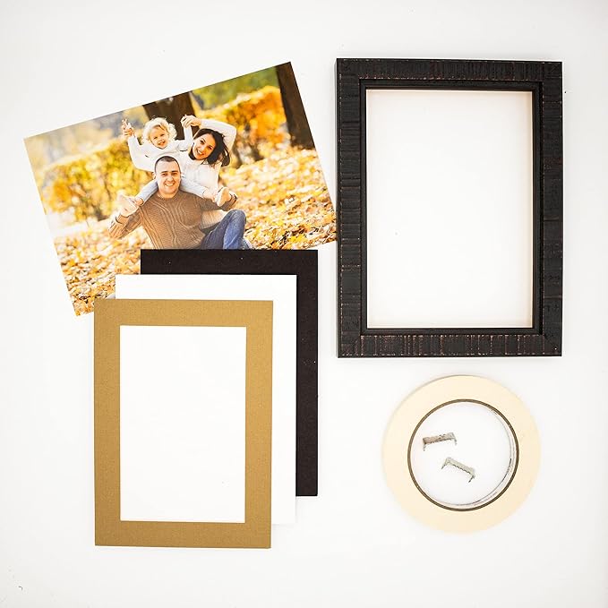 5.5x8.5 Mat for 8.5x11 Frame - Precut Mat Board Acid-Free Show Kit with Backing Board, and Clear Bags Rattan Beige 5.5x8.5 Photo Matte For a 8.5x11 Picture Frame Matboard for Framing, Pack of 1 Mat