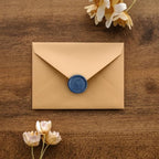 Navy Blue Mini Glue Gun Sealing Wax Stick for Metal Stamp, Making Seals Decoration for Wedding Invitation Envelope Thanks Card Christmas Gift Wrapping, Pack of 16