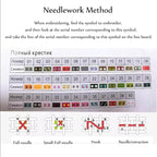 Findvoor Counted Cross Stitch Kits for Adults Full Range of Cross Stitching Embroidery Unprinted Pattern for Beginners, 11CT Needlepoint Kit Patterns Embroidery Kits-Books, Cats, Flowers 18x18 inch