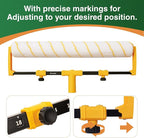 Voomey 18" Paint Roller Kit，10Pc Paint Roller Tray with Liner,12"18" Microfiber Paint Roller,Paint Extension Pole，Suitable for DIY Interior Walls, Rooms