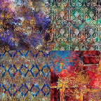 6x6 Mixture Passion Scrapbook Paper Pad, 24 Sheets, Single-Sided, Medieval Painting Patterns, Cardstock Paper for Scrapbooking, Cardmaking, DIY Projects