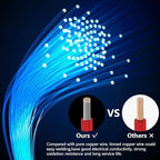 Fermerry 18 AWG Stranded Wire Spool 50ft Each 6 Colors Flexible 18 Gauge Silicone Hook up Wire Kit Electrical Tinned Copper Wire
