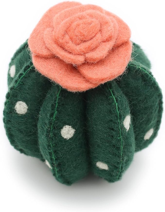 GLACIART ONE Sewing Pin Cushion Cactus | Large Size |Durable & Handmade Craft Supplies | Also for Quilting Needles, Sewing Machine Needles, Safety and T Pins