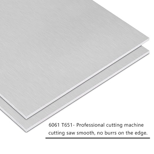 Welding Kit - 6Pack 6061 T651 Aluminum Sheet Metal 3" X 3" X 1/8 Inch Flat Plain 3mm Aluminum Plate Weld Practice kit for MIG, TIG, Stick, Arc, Gas, Brazing, Welding Practice Kit for Beginners