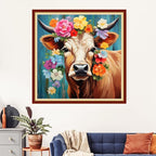 Artvxeay Cross Stitch Kits Stamped Full Range of Embroidery Kits for Beginners Adults 11CT Pattern Stitch Embroidery Kits Needlepoint Kits DIY- (Flower Colored ox 18x18 inch)