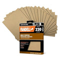 Fandeli 36027 220 Grit Multipurpose Sandpaper Sheets, 9" x 11", 25-Sheet