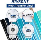 HTVRONT Heat Transfer Vinyl Blue HTV Vinyl - 13 Sheets of Various Blue HTV for Shirts, Turquoise Iron on Vinyl Compatible with Cricut Cutting Machine & Cameo