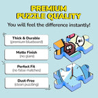 Odd Pieces Jigsaw Puzzles 1000 Pieces - Magic Mystery Story Secret Ending Puzzle - Perfect Game Night for Adults & Kids - Cartoon City Building Theme Sci-Fi (Turbo 3000)