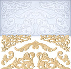 Art Molds for Polyclay Air Dry Clay Plaster Epoxy Resin Fondant Cake Decor Rococo Embellishment