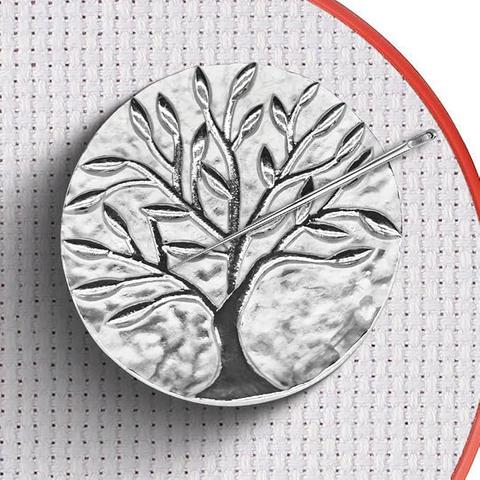 Magnetic Needle Minder Magnet Embroidery Accessories and Supplies Embroidery Needle Holder Cross Stitch Holder Needlework Supplies (Cardinal) (TreeofLife)