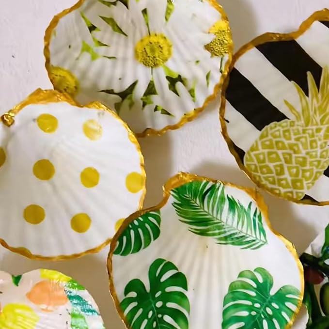 20PCS Scallop Shells Crafts 4''-5'' Large Beach Natural Scallop Shells, for Baking Shells, Crafts DIY Painting Beaching Wedding Decoration