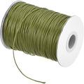 MECCANIXITY Waxed Cord 1.2mm Waxed Polyester Cord 175 Yard Wax String for Bracelet Making,Necklaces, Beading,Jewelry Making and DIY Crafts(Olive Green)