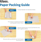 HANA PAPER 30.5" x 17" Large size (500 sheets, 17.6lb) Packing Paper Sheets for Moving, A grade of Newsprint paper for wrapping, storage, shipping. Box packaged. Ideal for wrap dish, glassware.