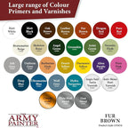 The Army Painter Colour Primer Fur Brown, 400 mL Acrylic Spray Primer, Spray Paint Basecoat for Miniature Priming, Tabletop Roleplaying, Boardgames, and Wargames Miniature Modelling