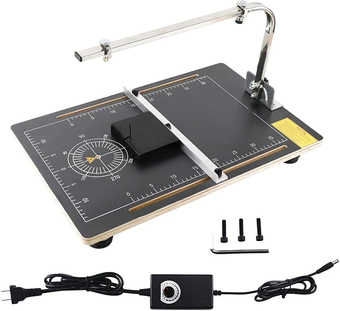 YaeTek Micromot Hot Wire Cutter Thermocut Foam Cutting Machine, 110V Table Top Styrofoam Cutter Cutting Foams, Sponge, Pearl Cotton, KT Board DIY Styrofoam Polystyrene