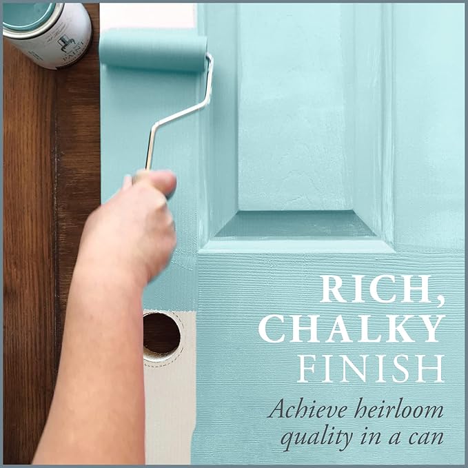 AMY HOWARD AT HOME Chalk-Based One Step Paint for Furniture, Cabinetry, Decor, Finish, and More | No Stripping, Sanding, or Priming | Ultra-Light Base | 32 Ounce | Tick Tock