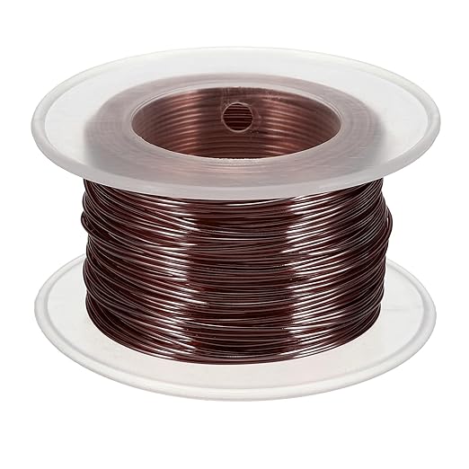 uxcell 20 Gauge / 0.8mm Anodized Aluminum Wire for Jewelry Craft Making, 102 Feet Bendable Flexible Wire for DIY Home Decor Gardening Sculpture, Bronze