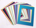 6x8 Mat for 8x10 Frame - Precut Mat Board Acid-Free Mixed Colors 6x8 Photo Matte Made to Fit a 8x10 Picture Frame, Premium Matboard for Family Photos, Show Kits, Art, Picture Framing, Pack of 100 Mats