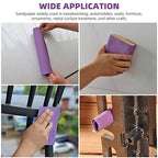 Sandpaper 120 Grit 20 PCS, Wet Dry Sanding Sheets 9 x 11 Inch, Purple Alumina Abrasive Sand Paper for Wood, Metal, Drywall, Resin, Automotive Sanding, Polishing, Grinding, by POLIWELL
