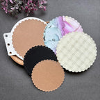 Circle Loose-Leaf Lace Die Cuts for Card Making, Background Frame Cutting Dies DIY Album Scrapbooking Decor Paper Craft Metal Die Cuts Party Wedding Decorations