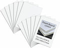 Foam Board 11 x 14 in, ZXUNLIEH 12 Pack White Poster Board, 3/16 in Thick Craft Foam Core Board, Puzzle Board, Double Sided, Foam Sheets for Picture, Project, Presentation, Artwork, Signage and Crafts