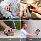 Sandpaper 400 Grit, Wet Dry Sanding Sheets 9 x 3.6 Inch for Wood Furniture Finishing, Metal Sanding and Automotive Polishing,21 -Sheet