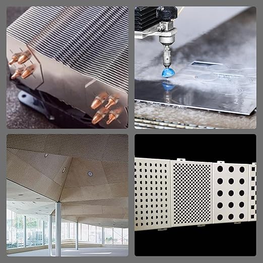 2 Pack 6061 T651 Aluminum Sheet Metal 12" x 16" x 1/8" (0.125") Rectangle Metal Plate Covered with Protective Film, 3mm Flat Aluminum Plate for Crafting and Industry
