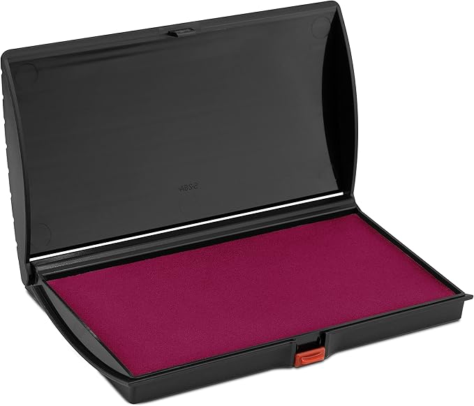 Large Premium Magenta Purple Ink Stamp Pad - 3" by 6" - Quality Felt Pad