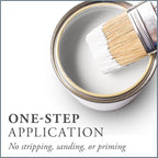 AMY HOWARD AT HOME Chalk-Based One Step Paint for Furniture, Cabinetry, Decor, Finish, and More | No Stripping, Sanding, or Priming | Ultra-Light Base | 32 Ounce | Stoneware
