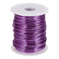uxcell 12 Gauge / 2mm Anodized Aluminum Wire for Jewelry Craft Making, 102 Feet Bendable Flexible Wire for DIY Home Decor Gardening Sculpture, Purple