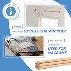 Dowel Rods Wood Sticks Wooden Dowel Rods - 1/2 x 12 Inch Unfinished Hardwood Sticks - for Crafts and DIYers - 100 Pieces by Woodpeckers