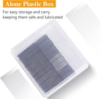 100 Pack Hobby Blades Set #17 Craft Knife Blades Refill Hobby Knife Replacement Blade with Storage Box for Art and Craft Scrapbooking Supplies Cutting Caving