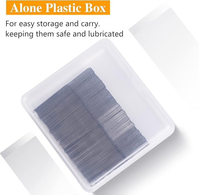 100 Pack Hobby Blades Set #17 Craft Knife Blades Refill Hobby Knife Replacement Blade with Storage Box for Art and Craft Scrapbooking Supplies Cutting Caving